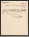 k.k. naturhistorisches Hofmuseum, Intendanzakten 1885-1896 (Hauer), Aktenzahl Z.516/1891, Seite 1